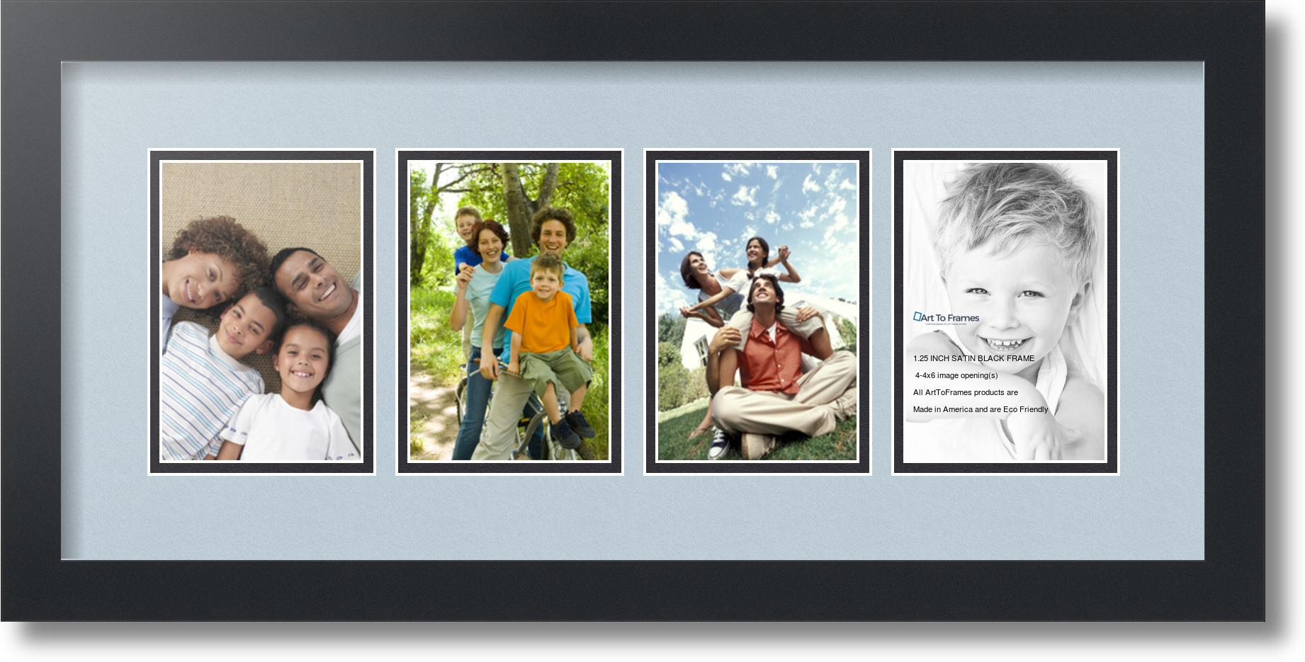 Arttoframes Collage Mat Picture Photo Frame - 4 4x6