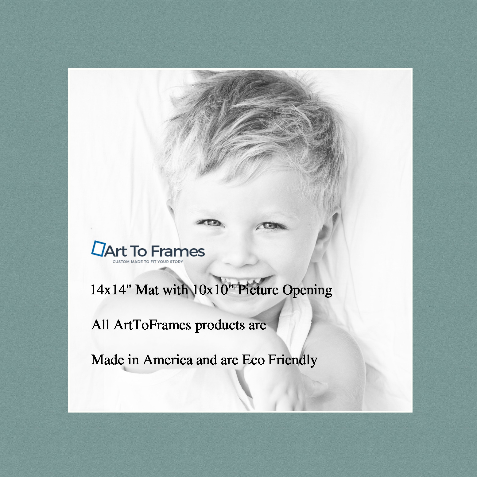 ArtToFrames Custom Nile Green Picture Photo Frame Mat Matting Board - Picture 23 of 41