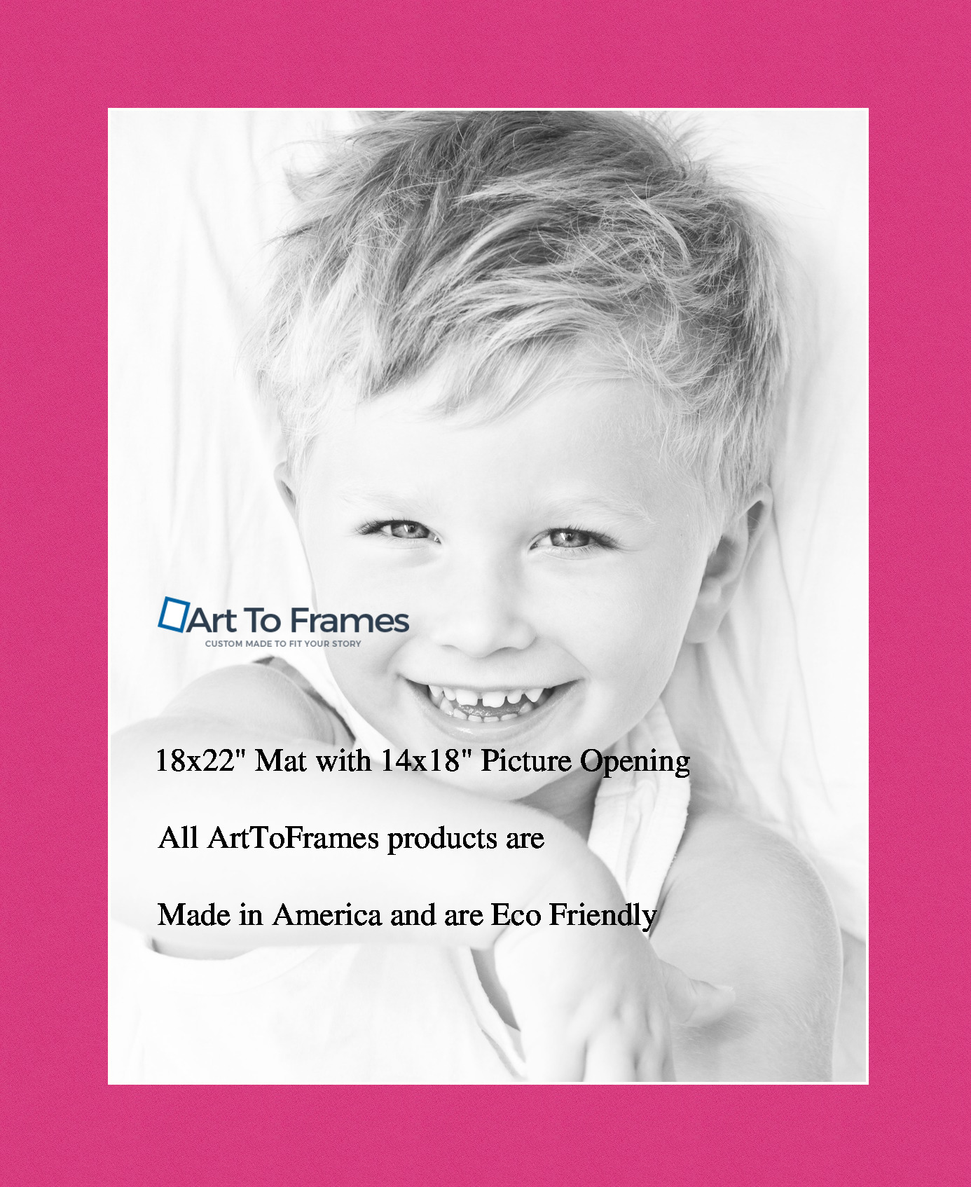 ArtToFrames Custom Pink Tulip Picture Photo Frame Mat Matting Board - Picture 29 of 41