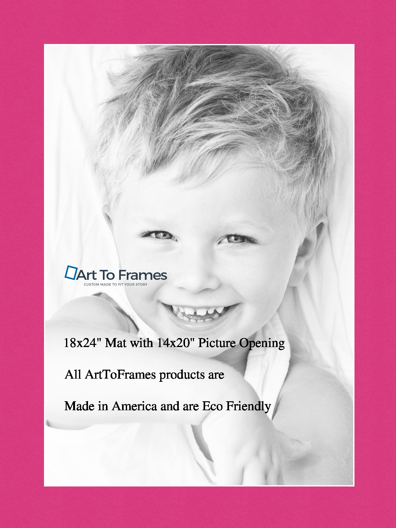 ArtToFrames Custom Pink Tulip Picture Photo Frame Mat Matting Board - Picture 30 of 41