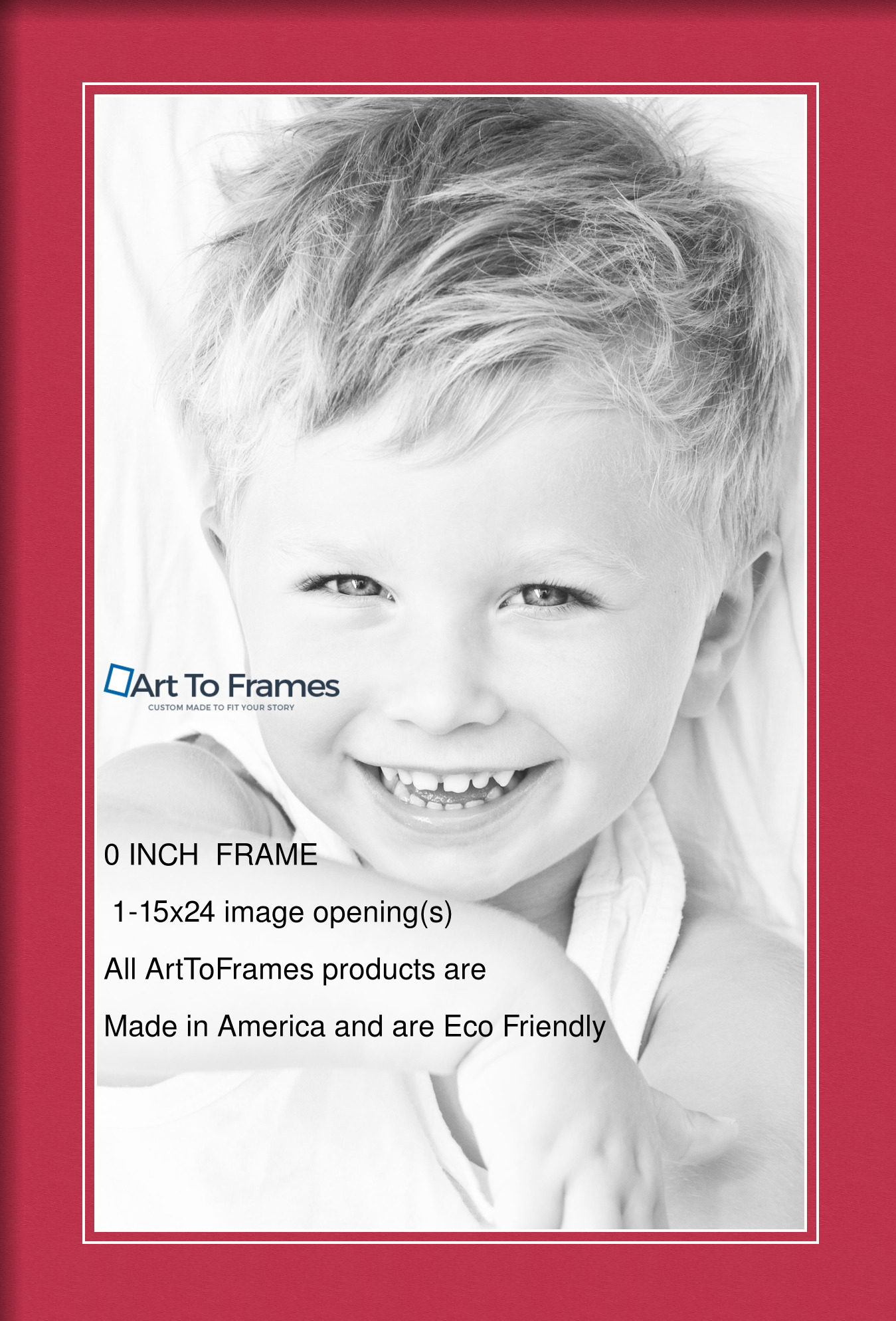 ArtToFrames Custom Red Rouge Picture Photo Frame Mat Matting Board LG - Picture 7 of 150