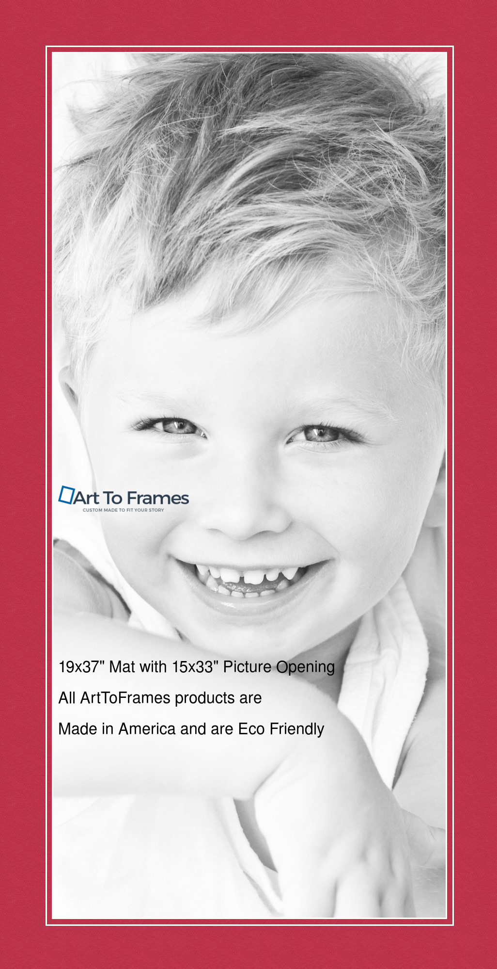 ArtToFrames Custom Red Rouge Picture Photo Frame Mat Matting Board LG - Picture 16 of 150