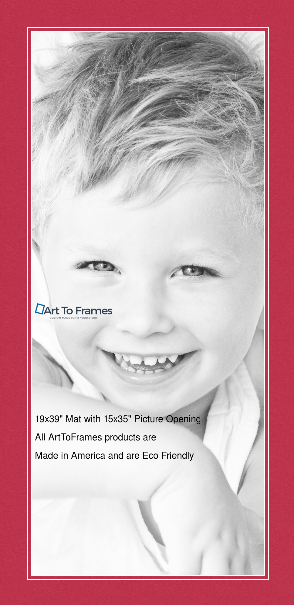 ArtToFrames Custom Red Rouge Picture Photo Frame Mat Matting Board LG - Picture 18 of 150