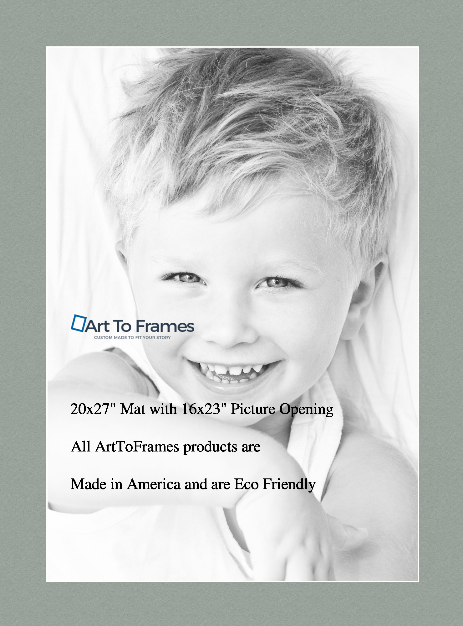 ArtToFrames Custom Green Silverpine Picture Photo Frame Mat Matting Board LG - Picture 31 of 157