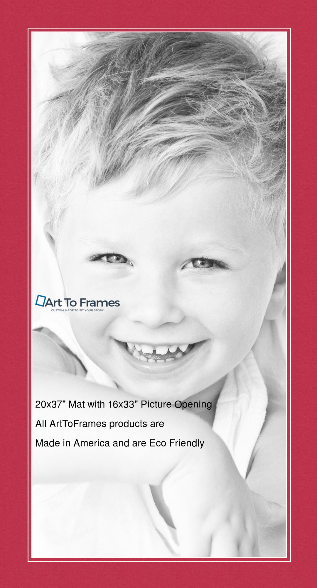 ArtToFrames Custom Red Rouge Picture Photo Frame Mat Matting Board LG - Picture 33 of 150