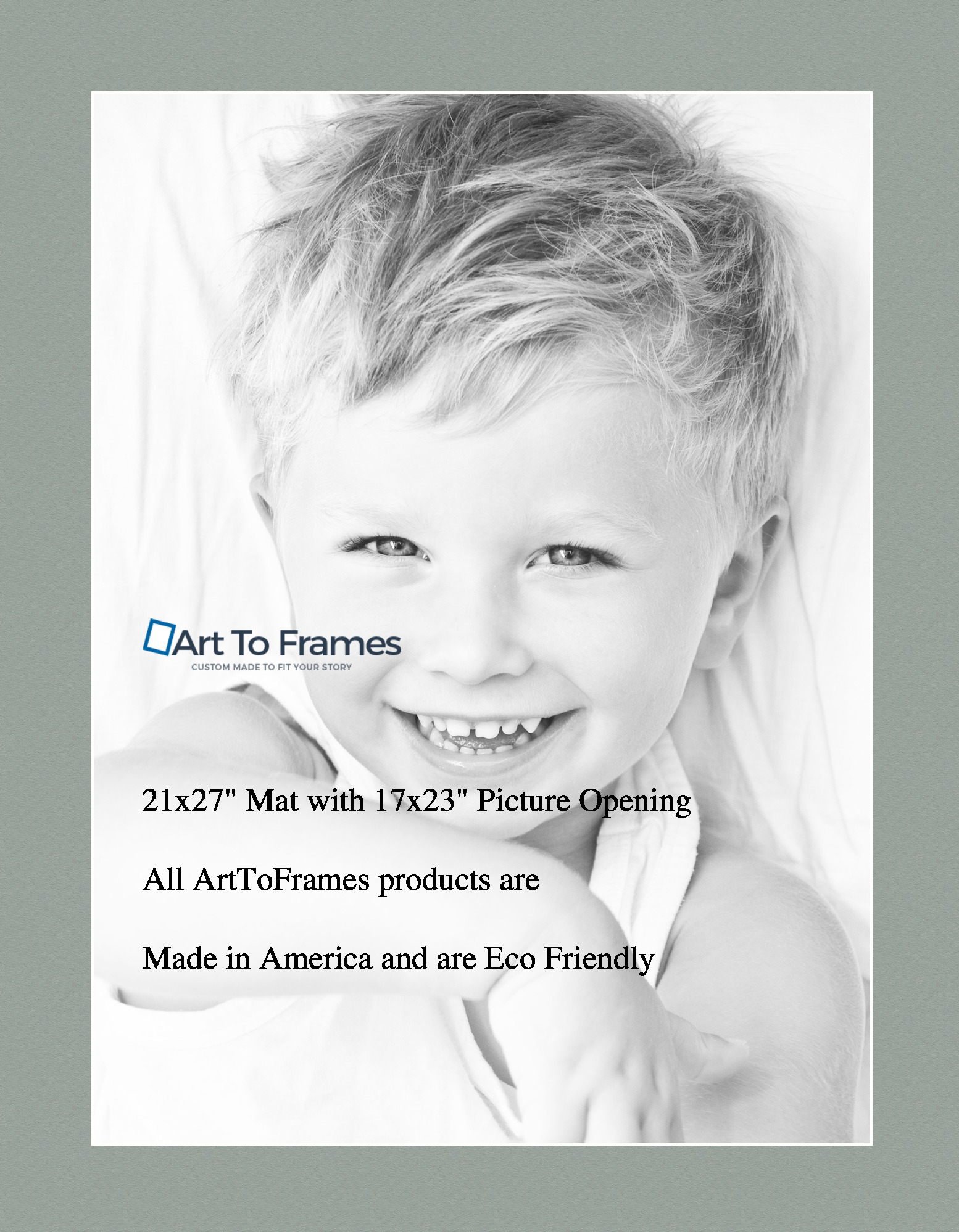 ArtToFrames Custom Green Silverpine Picture Photo Frame Mat Matting Board LG - Picture 49 of 157