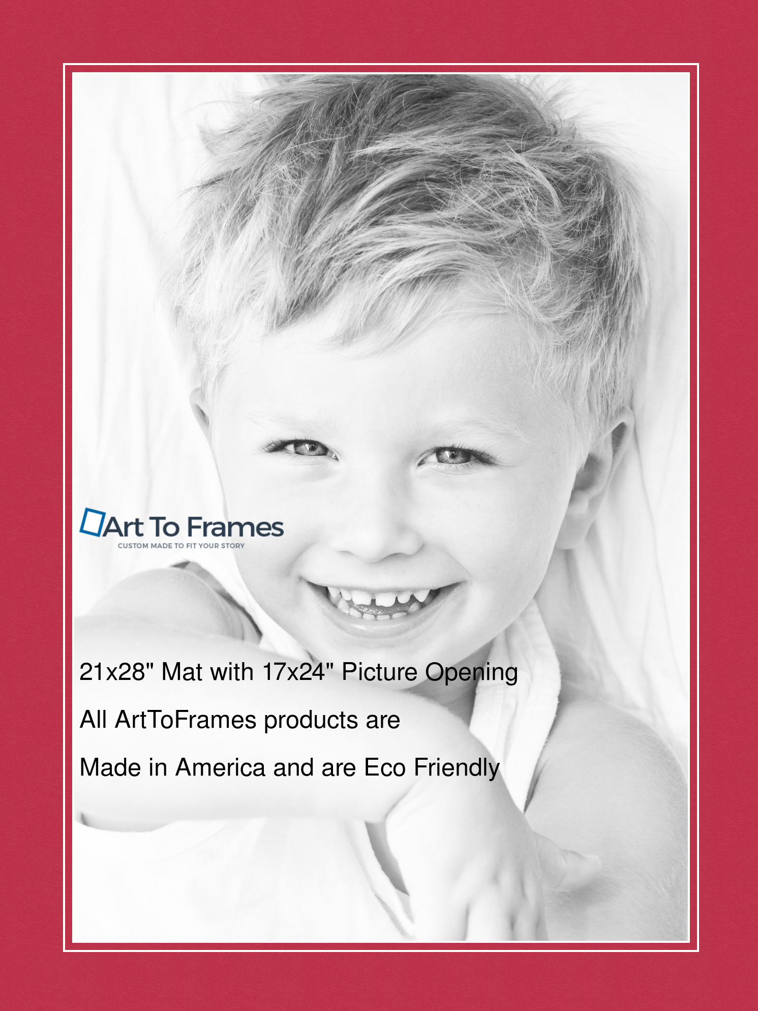 ArtToFrames Custom Red Rouge Picture Photo Frame Mat Matting Board LG - Picture 43 of 150