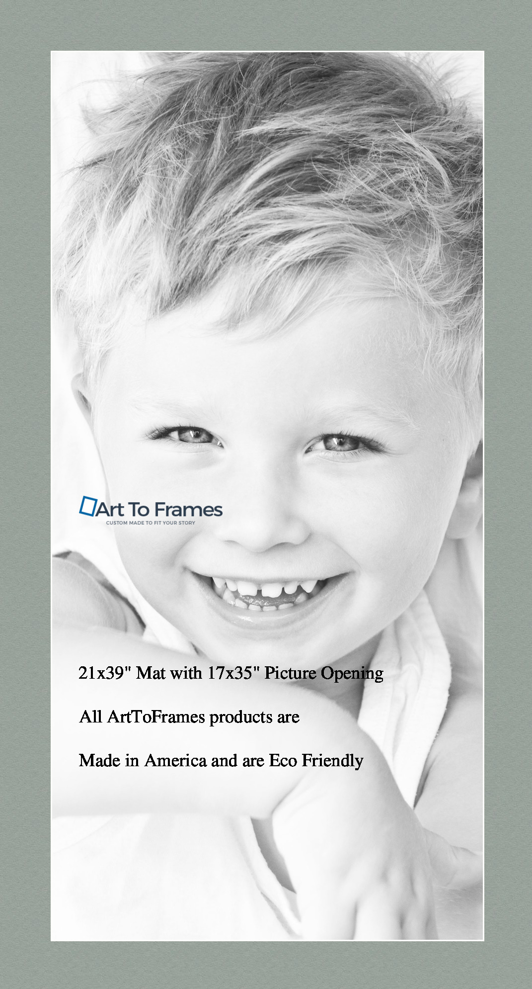 ArtToFrames Custom Green Silverpine Picture Photo Frame Mat Matting Board LG - Picture 61 of 157