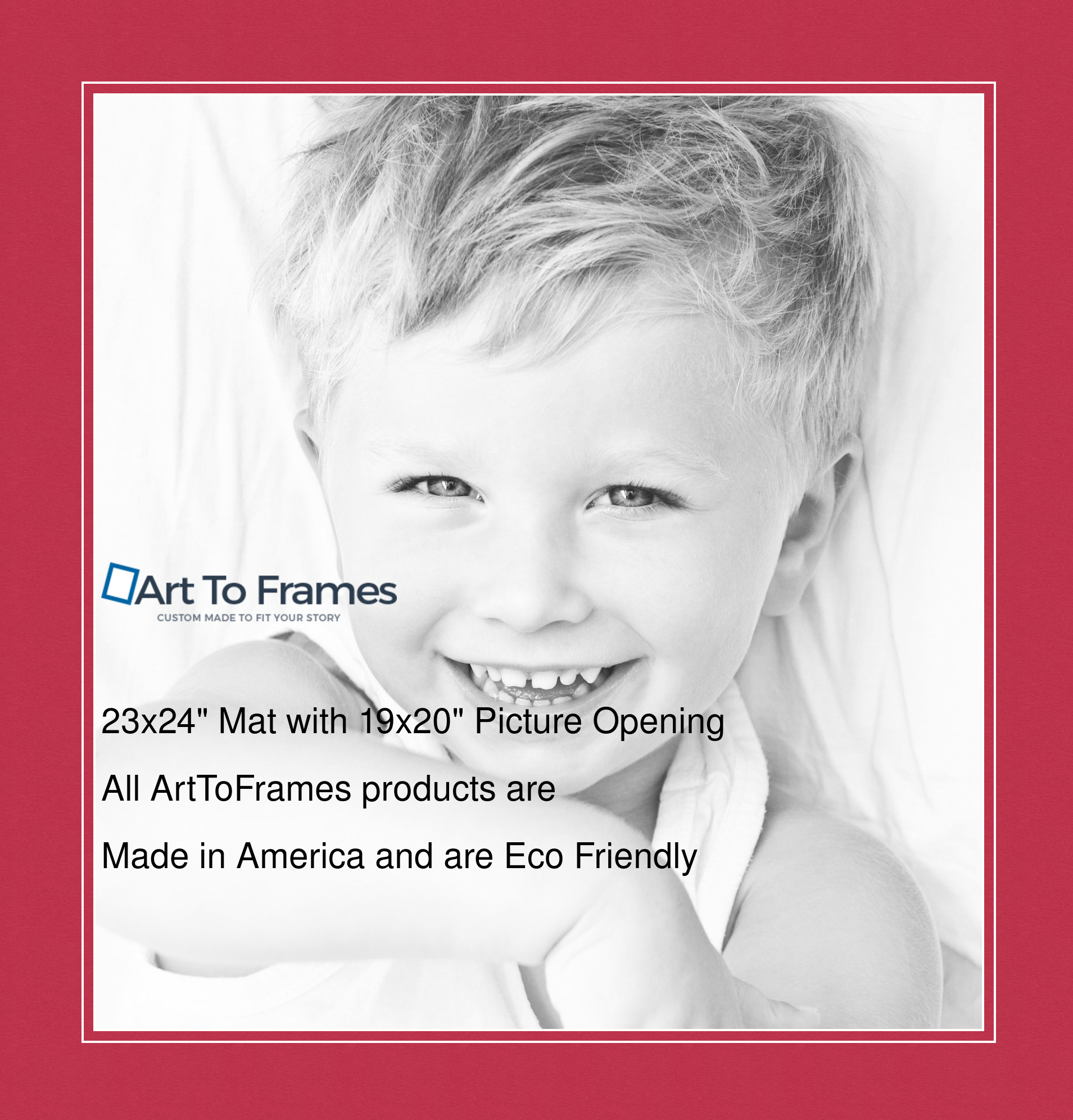 ArtToFrames Custom Red Rouge Picture Photo Frame Mat Matting Board LG - Picture 72 of 150