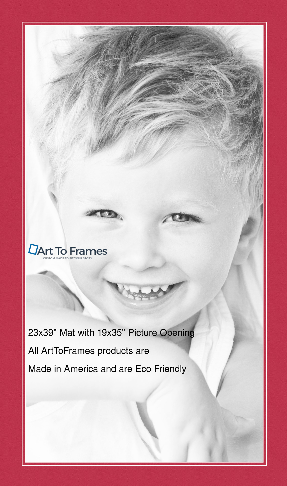 ArtToFrames Custom Red Rouge Picture Photo Frame Mat Matting Board LG - Picture 87 of 150