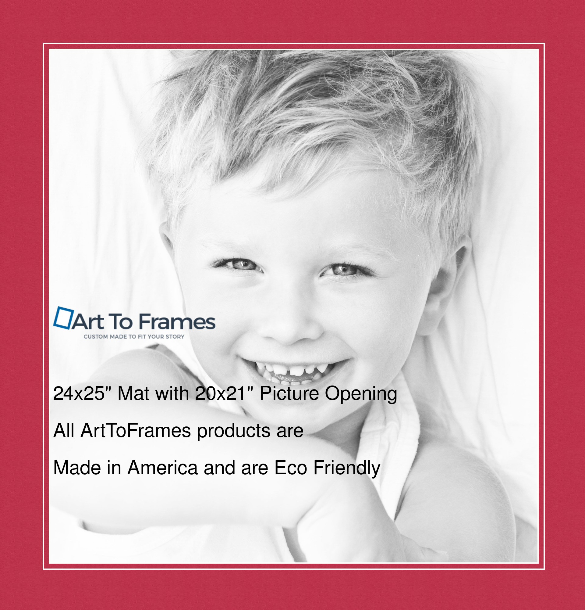 ArtToFrames Custom Red Rouge Picture Photo Frame Mat Matting Board LG - Picture 88 of 150