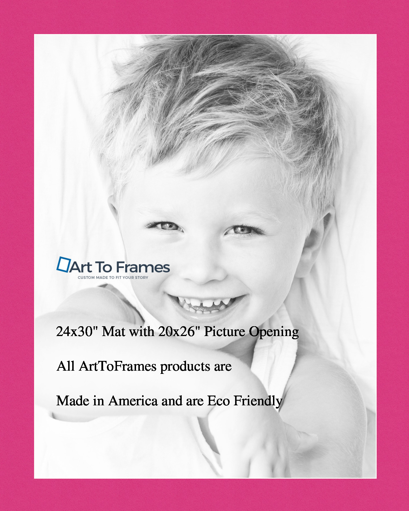 ArtToFrames Custom Pink Tulip Picture Photo Frame Mat Matting Board - Picture 38 of 41