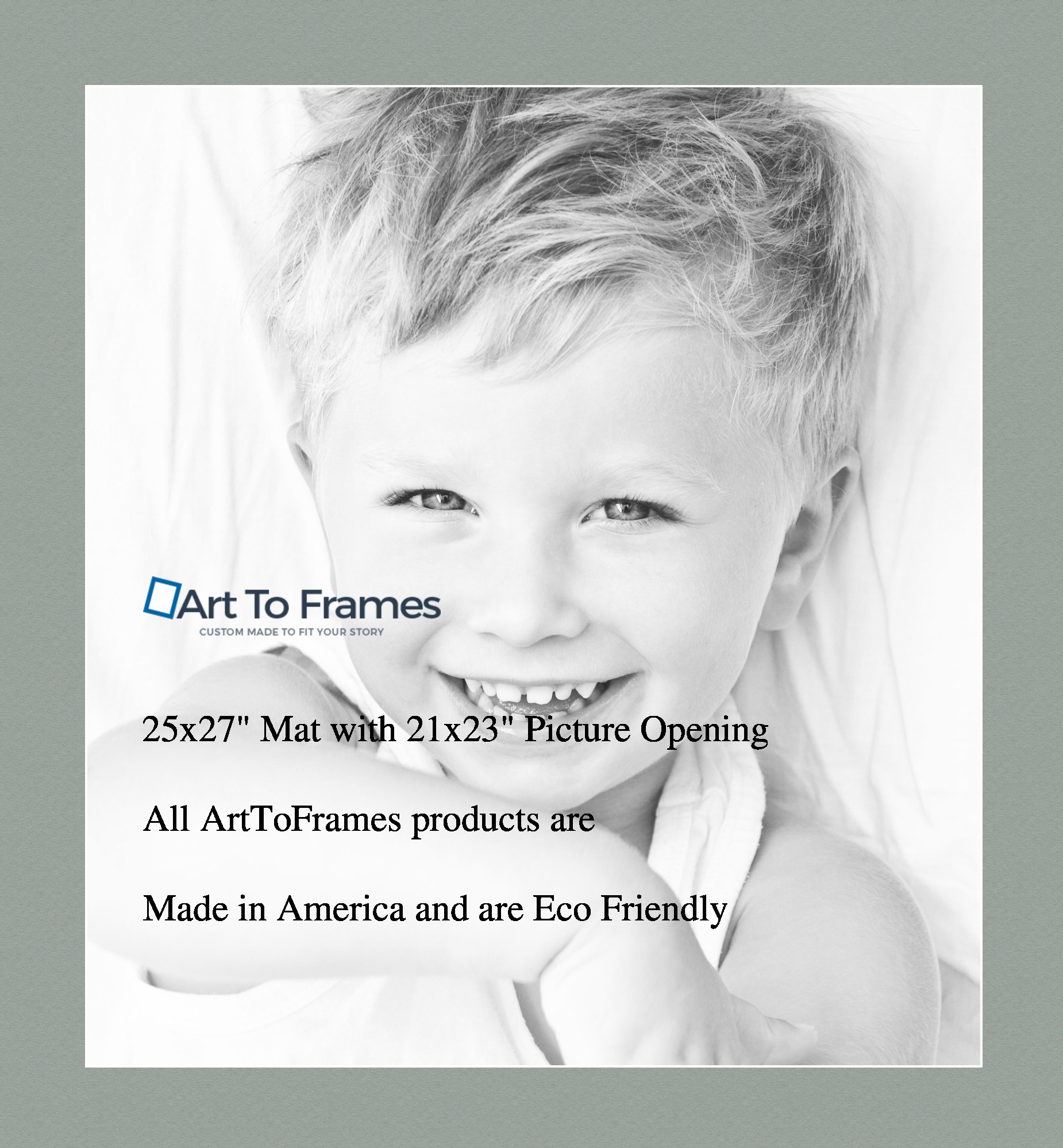 ArtToFrames Custom Green Silverpine Picture Photo Frame Mat Matting Board LG - Picture 109 of 157