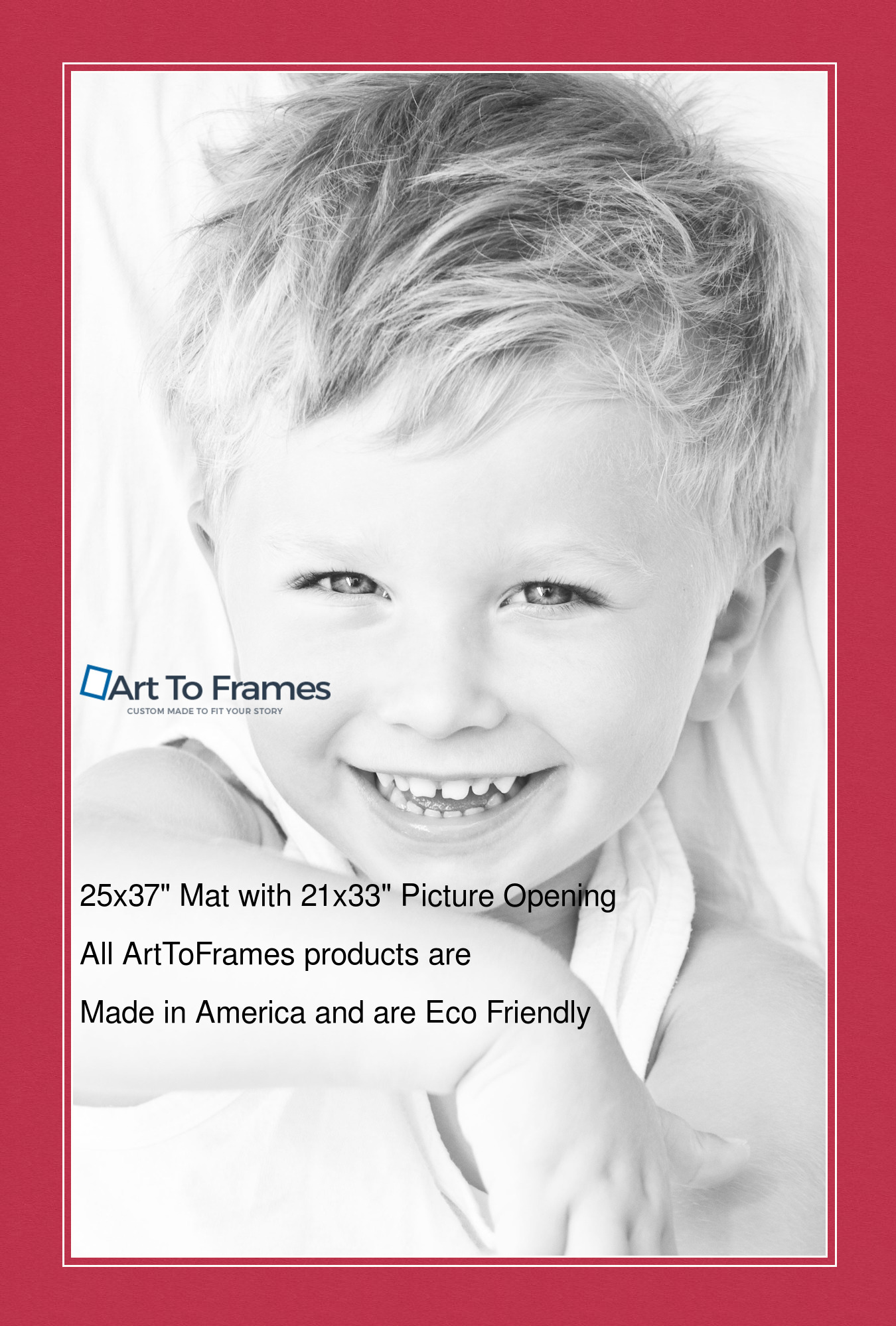 ArtToFrames Custom Red Rouge Picture Photo Frame Mat Matting Board LG - Picture 112 of 150