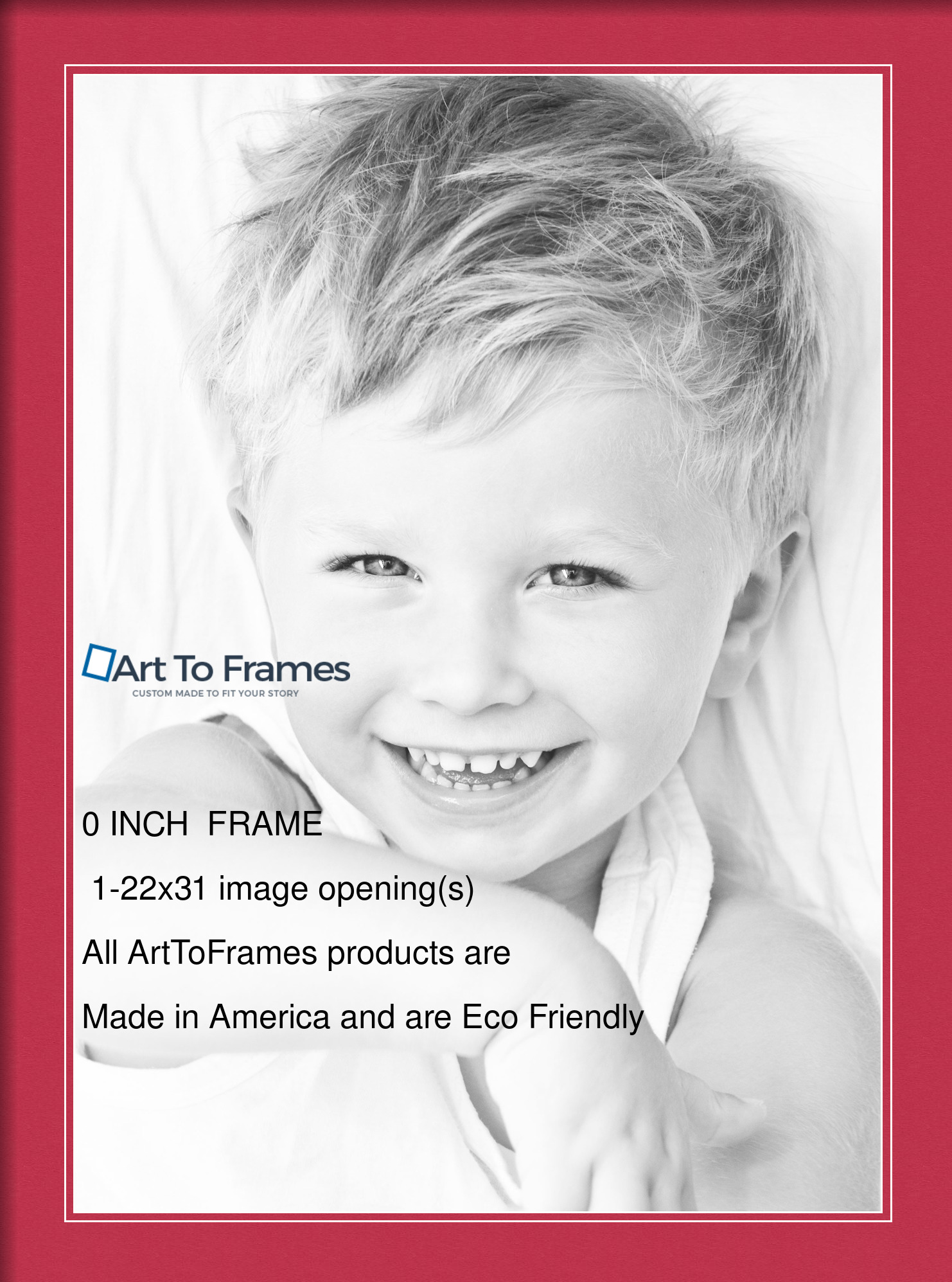 ArtToFrames Custom Red Rouge Picture Photo Frame Mat Matting Board LG - Picture 123 of 150
