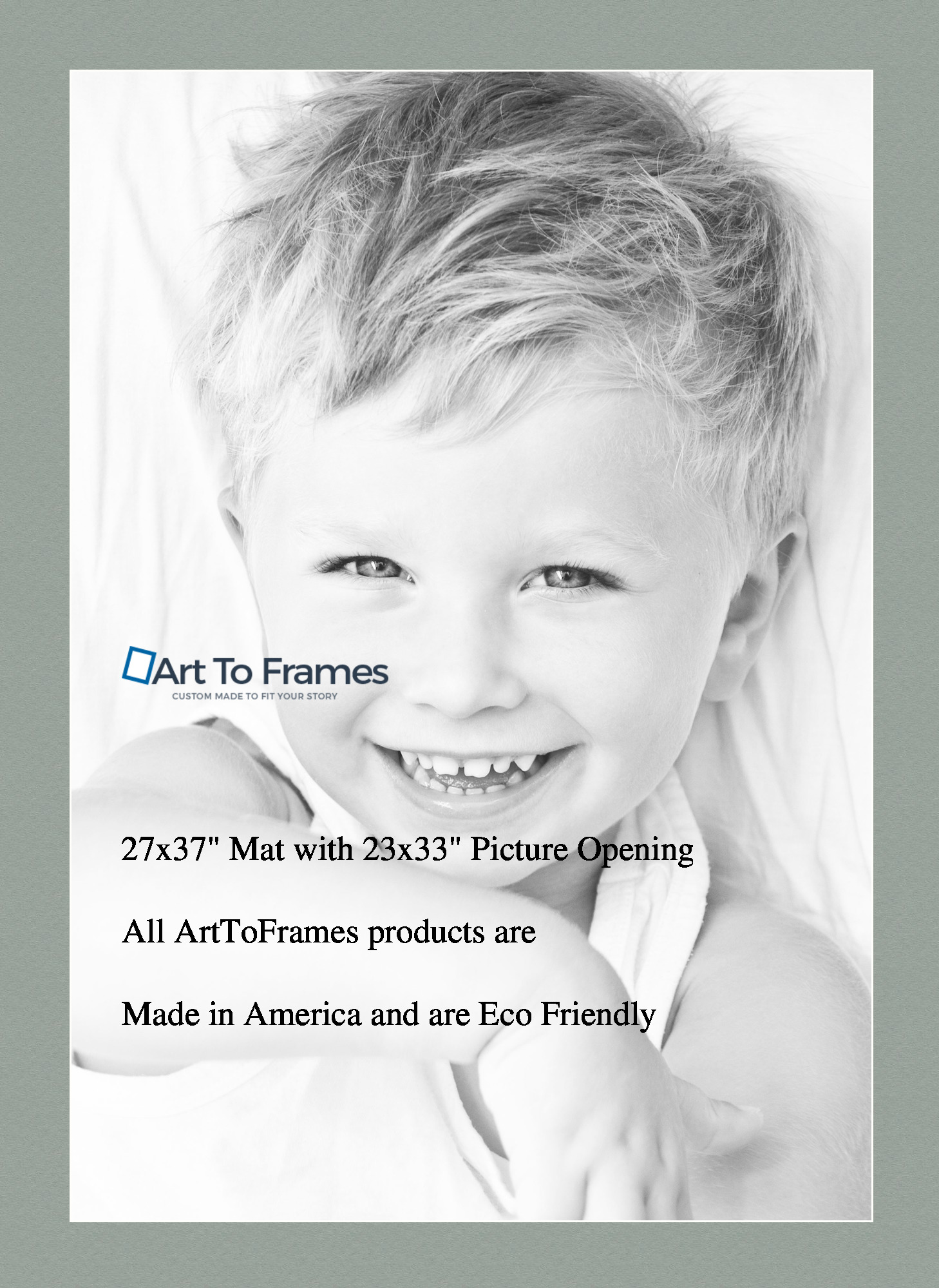 ArtToFrames Custom Green Silverpine Picture Photo Frame Mat Matting Board LG - Picture 145 of 157