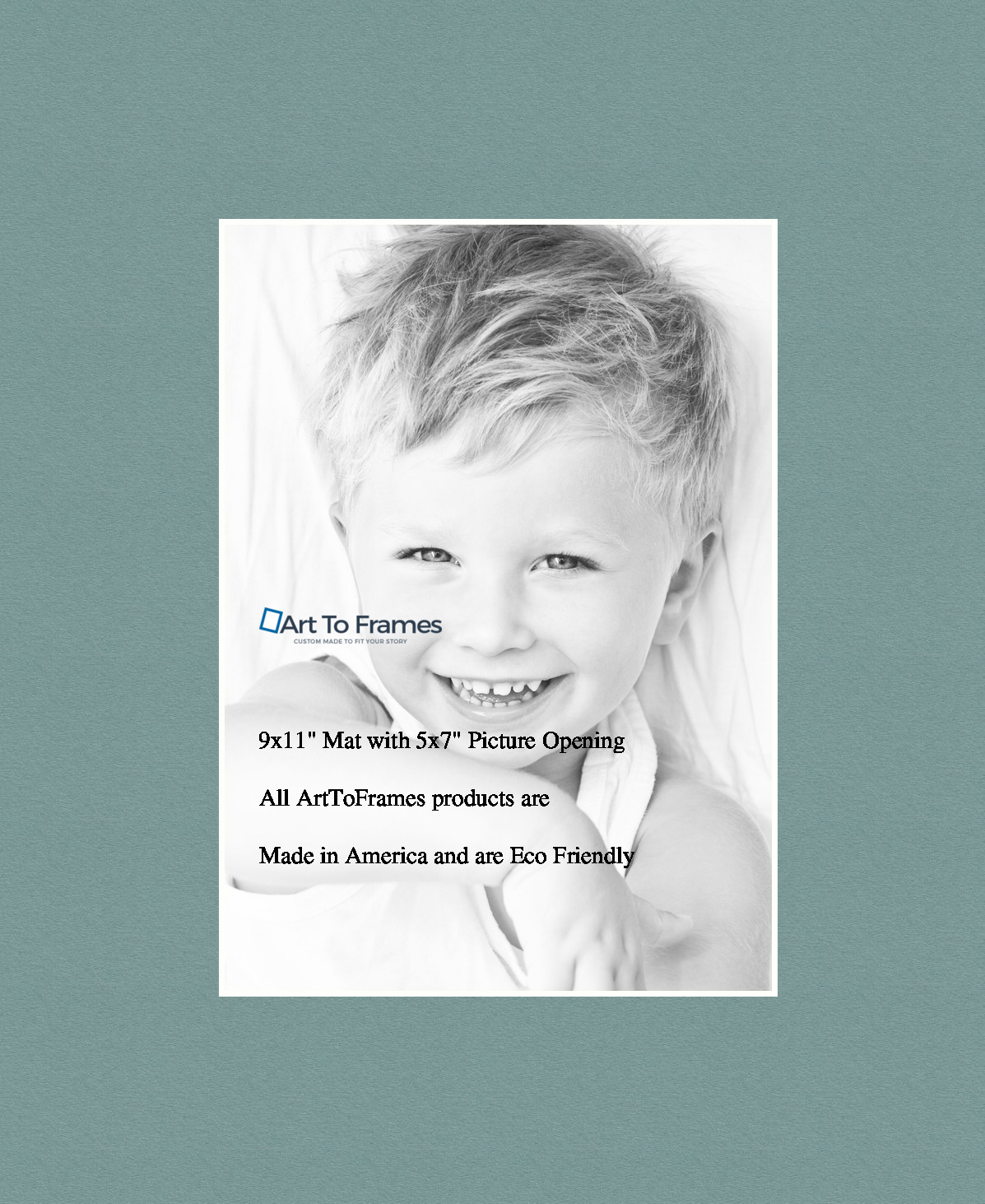 ArtToFrames Custom Nile Green Picture Photo Frame Mat Matting Board - Picture 40 of 41