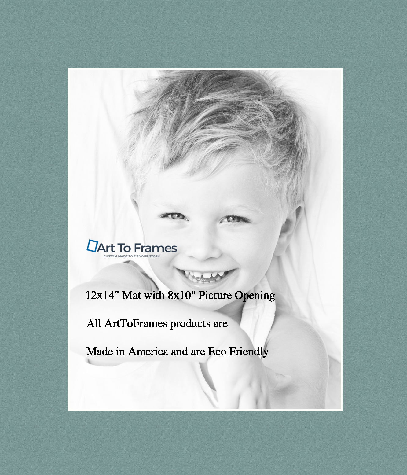 ArtToFrames Custom Nile Green Picture Photo Frame Mat Matting Board - Picture 18 of 41