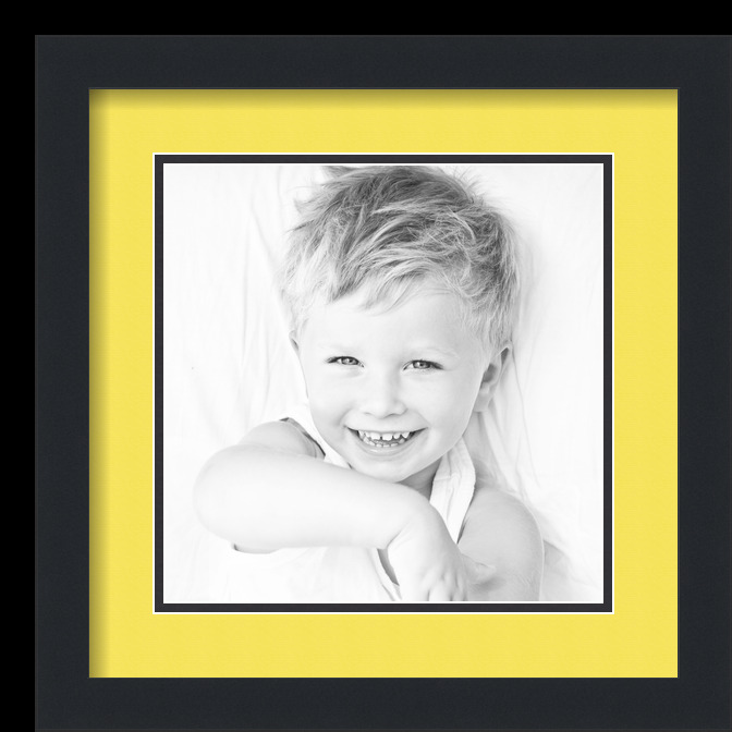 ArtToFrames matt 14x14 schwarzer Bilderrahmen mit 2" Doppelmatte, 10x10 Öffnung - Bild 490 von 497