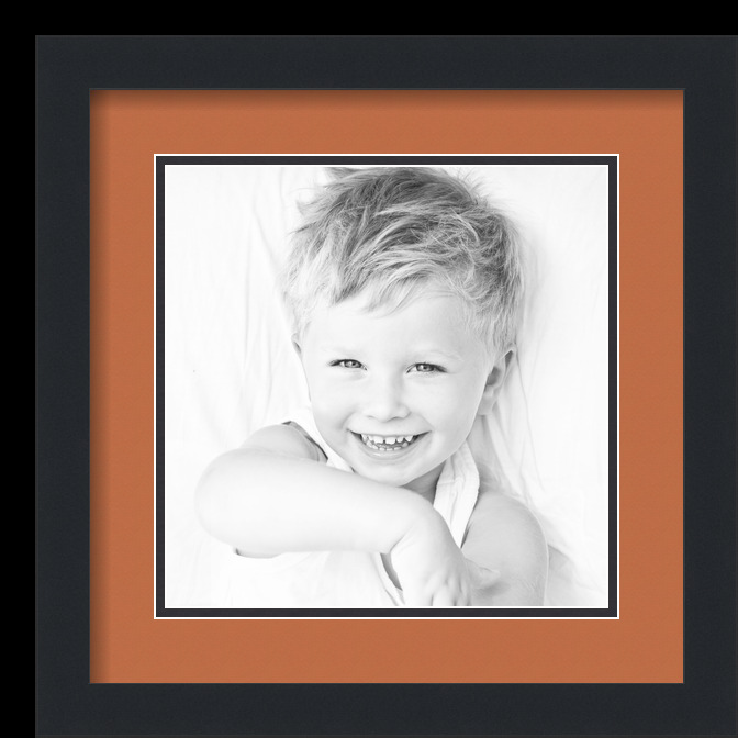 ArtToFrames matt 14x14 schwarzer Bilderrahmen mit 2" Doppelmatte, 10x10 Öffnung - Bild 330 von 497