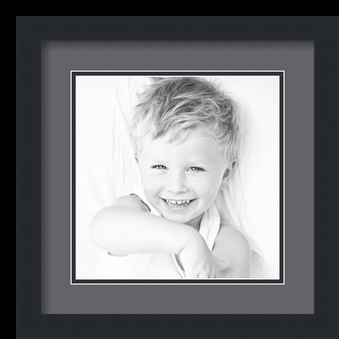 ArtToFrames matt 14x14 schwarzer Bilderrahmen mit 2" Doppelmatte, 10x10 Öffnung - Bild 202 von 497