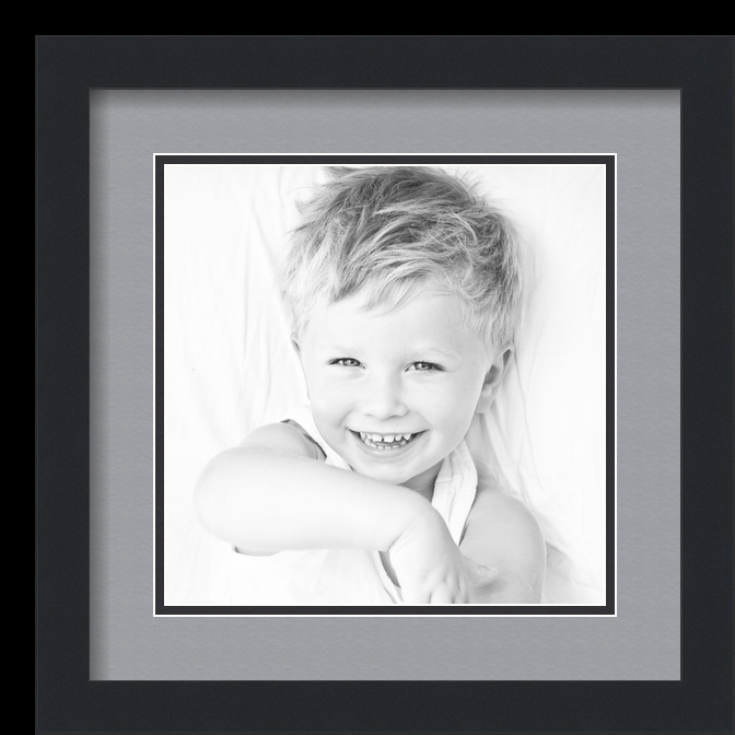 ArtToFrames matt 14x14 schwarzer Bilderrahmen mit 2" Doppelmatte, 10x10 Öffnung - Bild 418 von 497