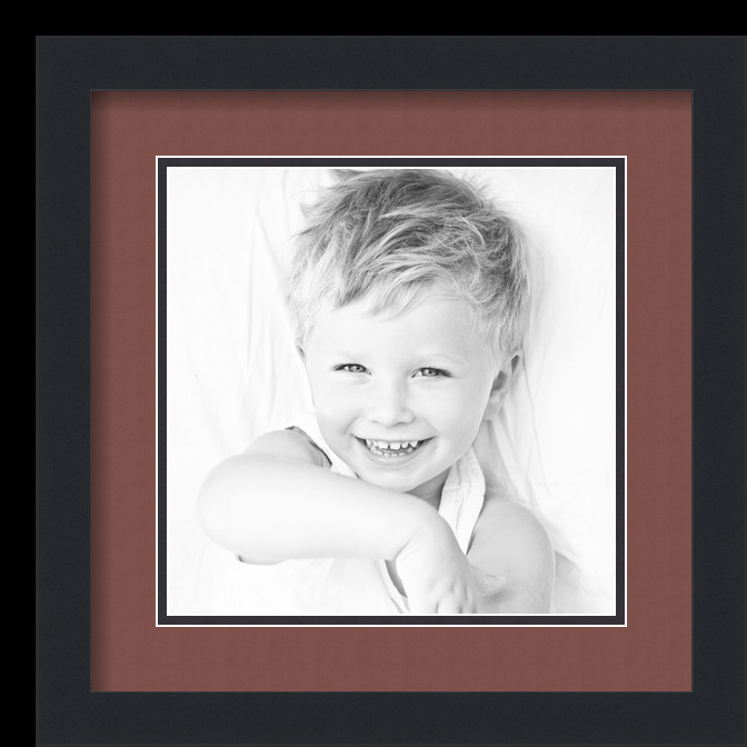 ArtToFrames matt 14x14 schwarzer Bilderrahmen mit 2" Doppelmatte, 10x10 Öffnung - Bild 90 von 497