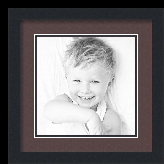 ArtToFrames matt 14x14 schwarzer Bilderrahmen mit 2" Doppelmatte, 10x10 Öffnung - Bild 130 von 497