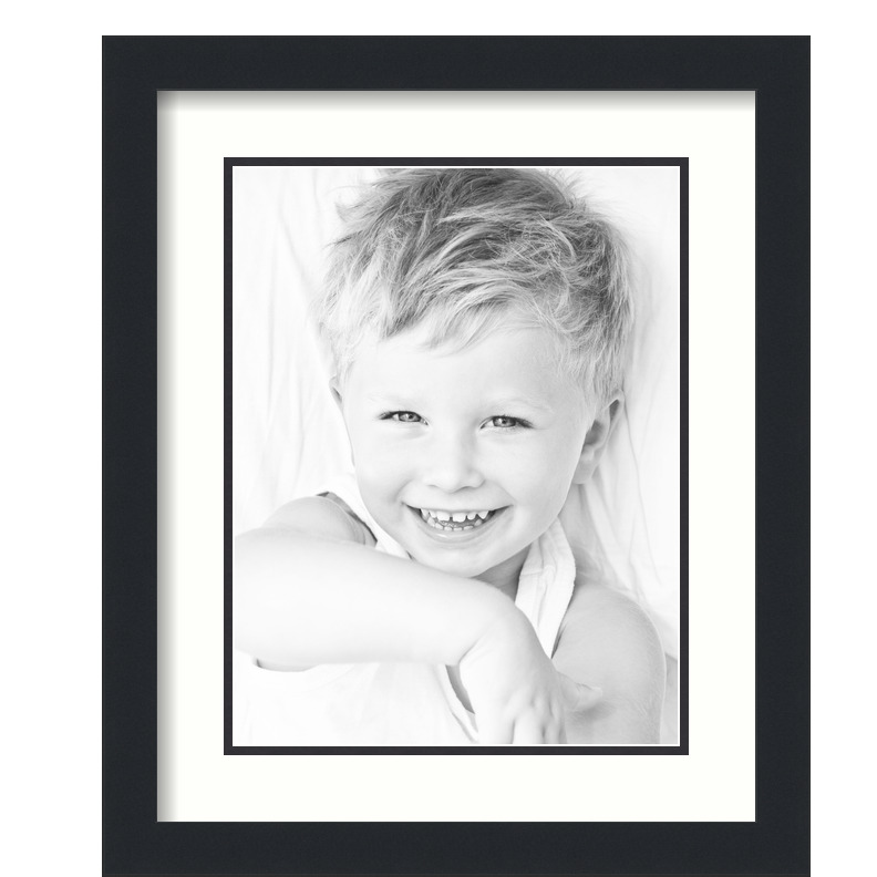 ArtToFrames Matted 14x17 Black Picture Frame with 2" Double Mat, 10x13 Opening - Picture 458 of 497