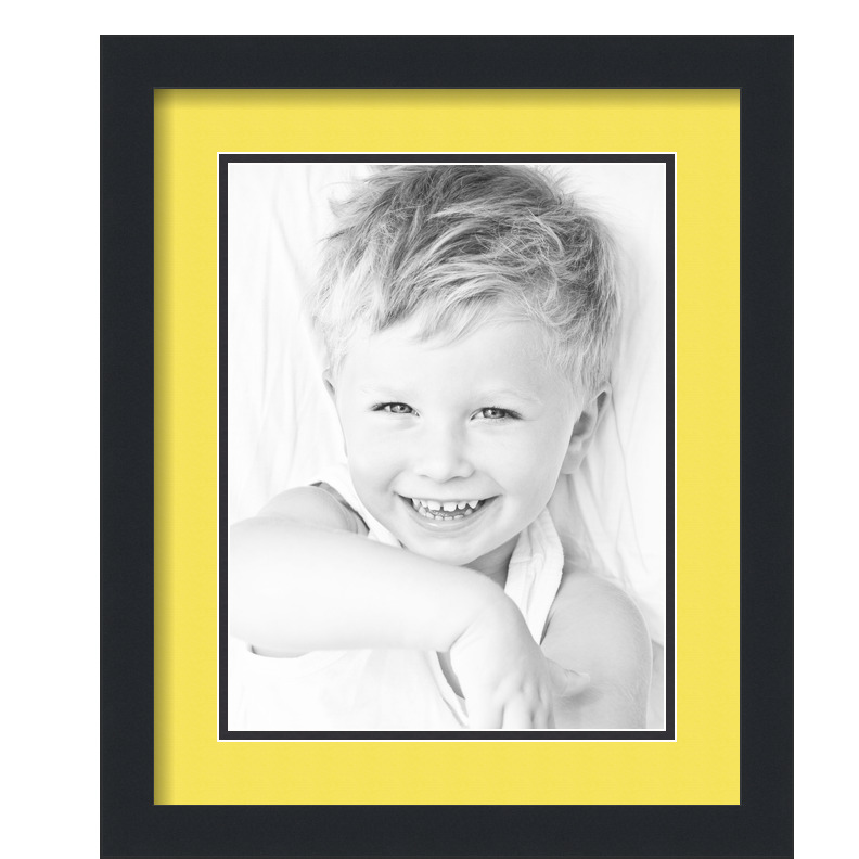 ArtToFrames Matted 14x17 Black Picture Frame with 2" Double Mat, 10x13 Opening - Picture 490 of 497