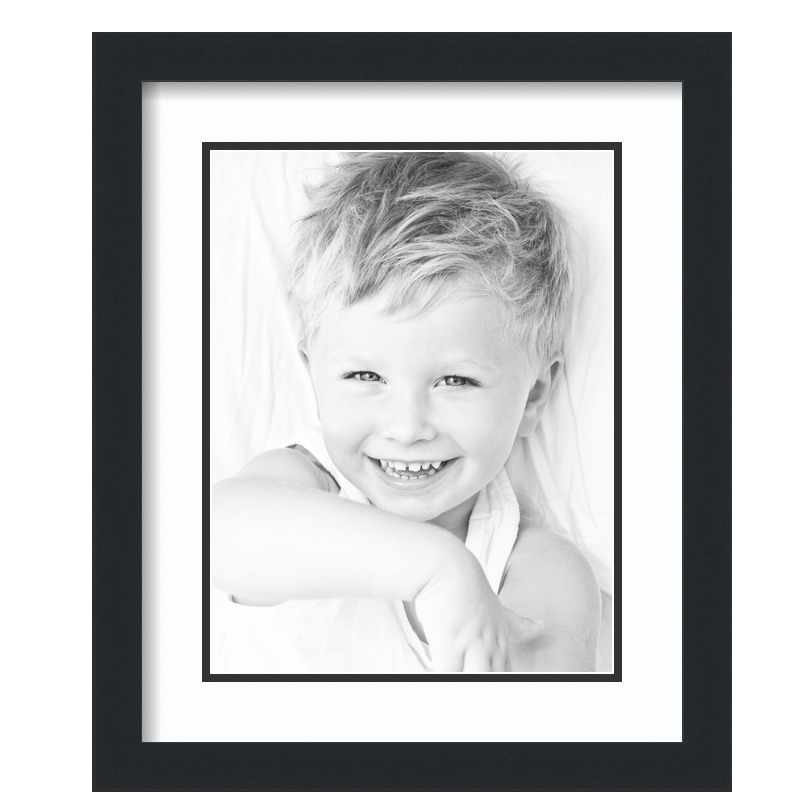 ArtToFrames Matted 14x17 Black Picture Frame with 2" Double Mat, 10x13 Opening - Picture 2 of 497
