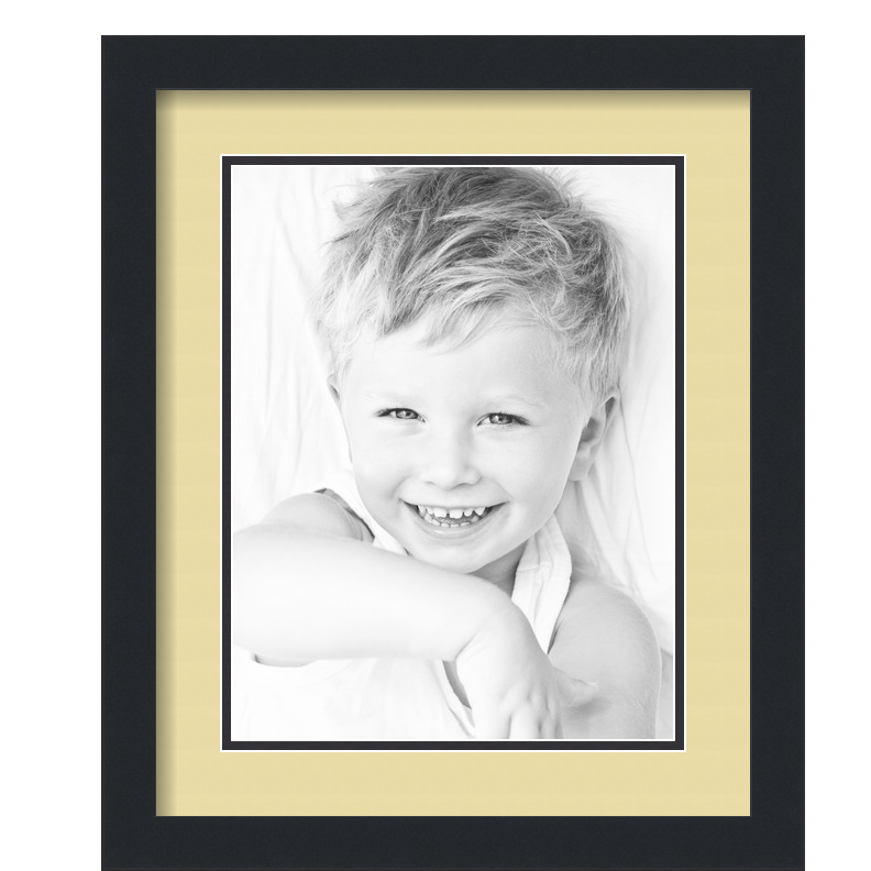 ArtToFrames Matted 14x17 Black Picture Frame with 2" Double Mat, 10x13 Opening - Picture 482 of 497