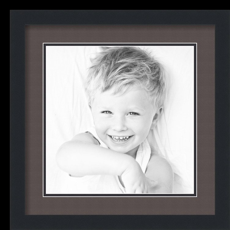 ArtToFrames Matted 16x16 Black Picture Frame with 2" Double Mat, 12x12 Opening - Picture 98 of 497