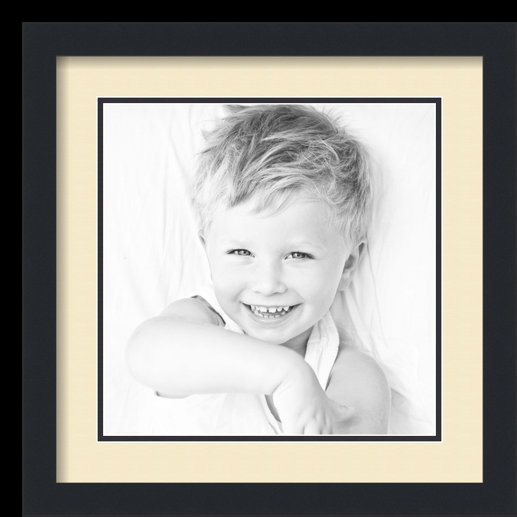 ArtToFrames Matted 16x16 Black Picture Frame with 2" Double Mat, 12x12 Opening - Picture 274 of 497