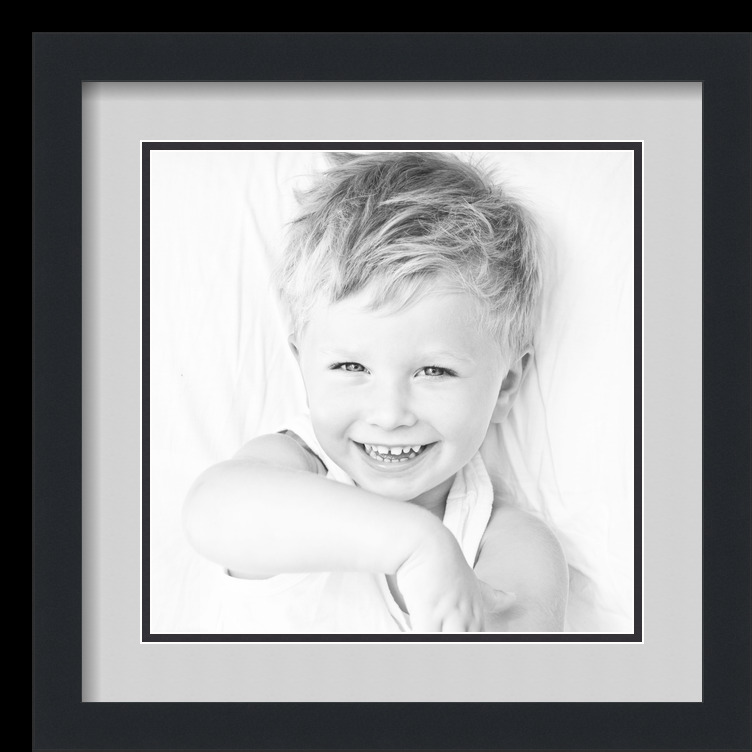 ArtToFrames Matted 16x16 Black Picture Frame with 2" Double Mat, 12x12 Opening - Picture 186 of 497
