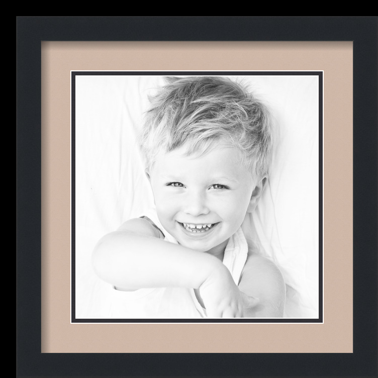 ArtToFrames Matted 16x16 Black Picture Frame with 2" Double Mat, 12x12 Opening - Picture 194 of 497