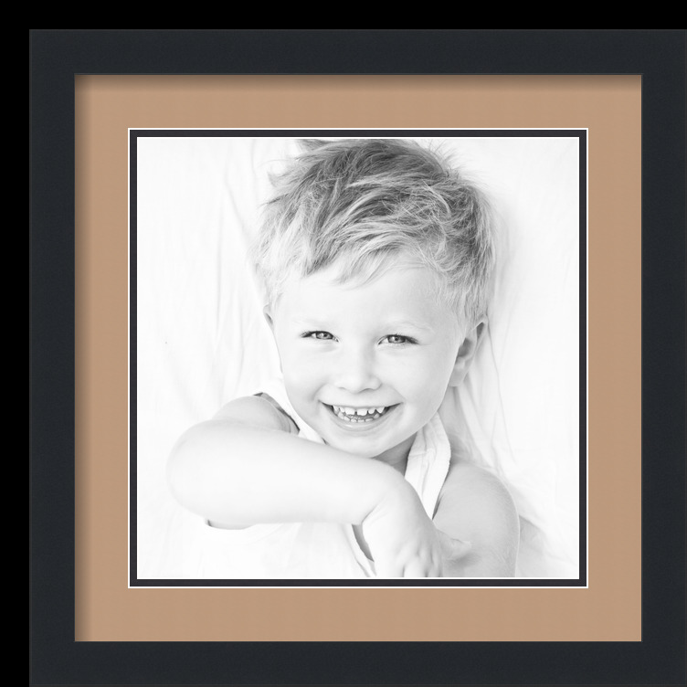 ArtToFrames Matted 16x16 Black Picture Frame with 2" Double Mat, 12x12 Opening - Picture 114 of 497