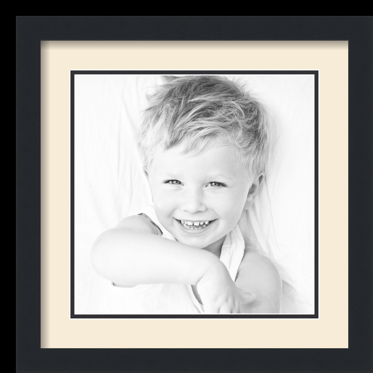 ArtToFrames Matted 16x16 Black Picture Frame with 2" Double Mat, 12x12 Opening - Picture 290 of 497