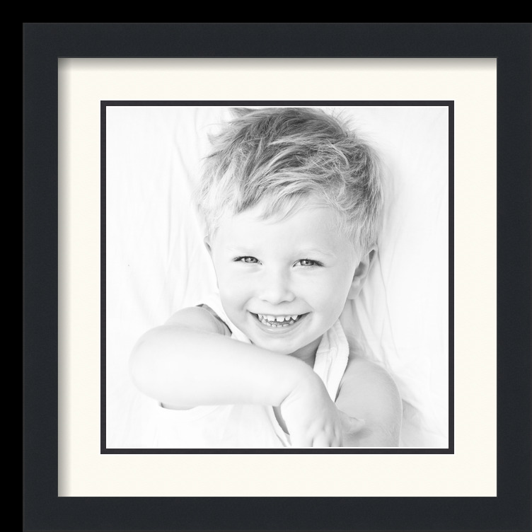 ArtToFrames Matted 16x16 Black Picture Frame with 2" Double Mat, 12x12 Opening - Picture 434 of 497