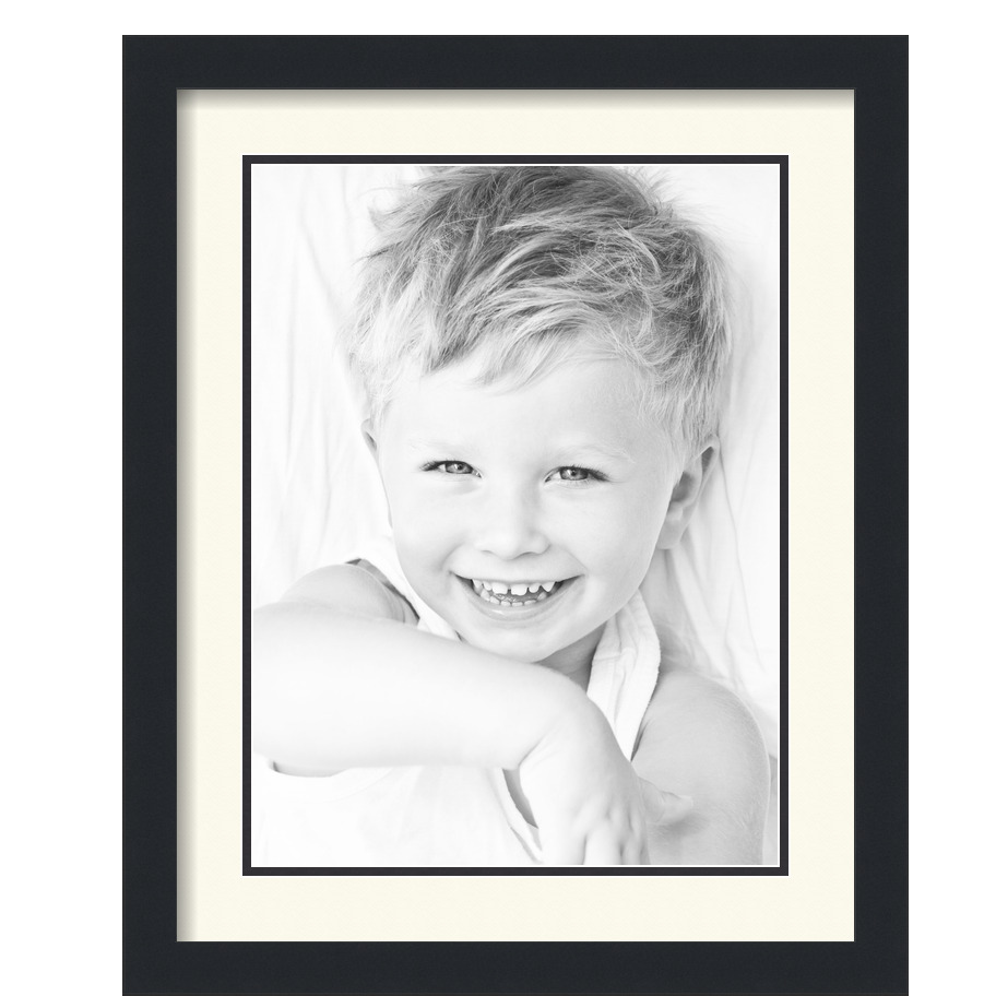 ArtToFrames Cornice portafoto nera opaca 16x20 con doppio tappetino 2", apertura 12x16 - Foto 298 di 497