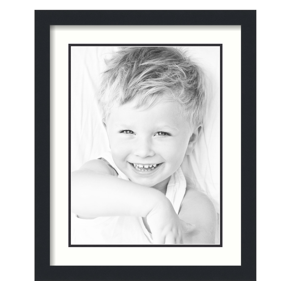 ArtToFrames Cornice portafoto nera opaca 16x20 con doppio tappetino 2", apertura 12x16 - Foto 458 di 497