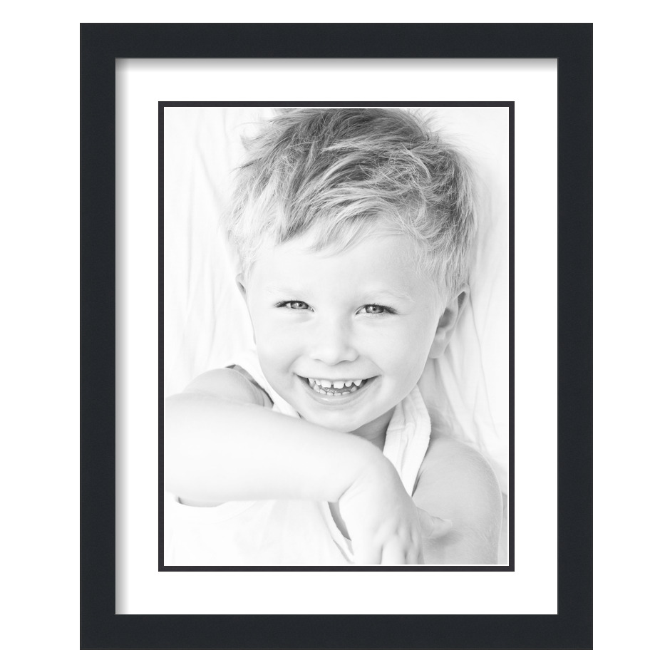 ArtToFrames Cornice portafoto nera opaca 16x20 con doppio tappetino 2", apertura 12x16 - Foto 442 di 497
