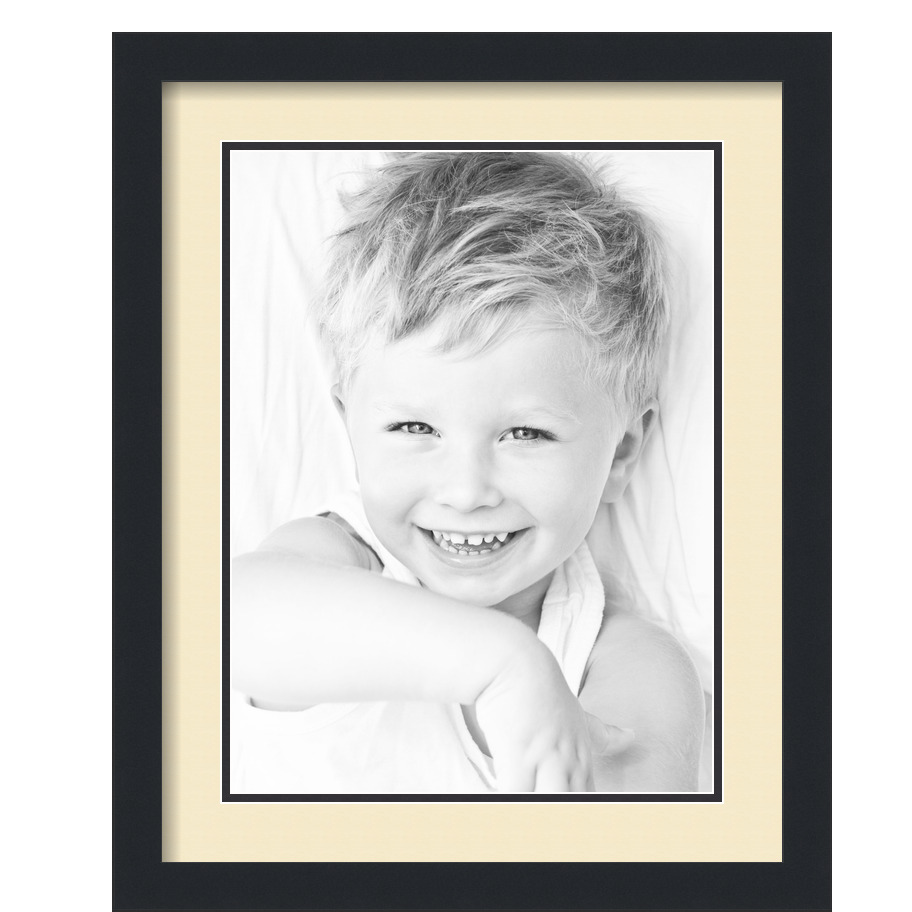ArtToFrames Cornice portafoto nera opaca 16x20 con doppio tappetino 2", apertura 12x16 - Foto 274 di 497