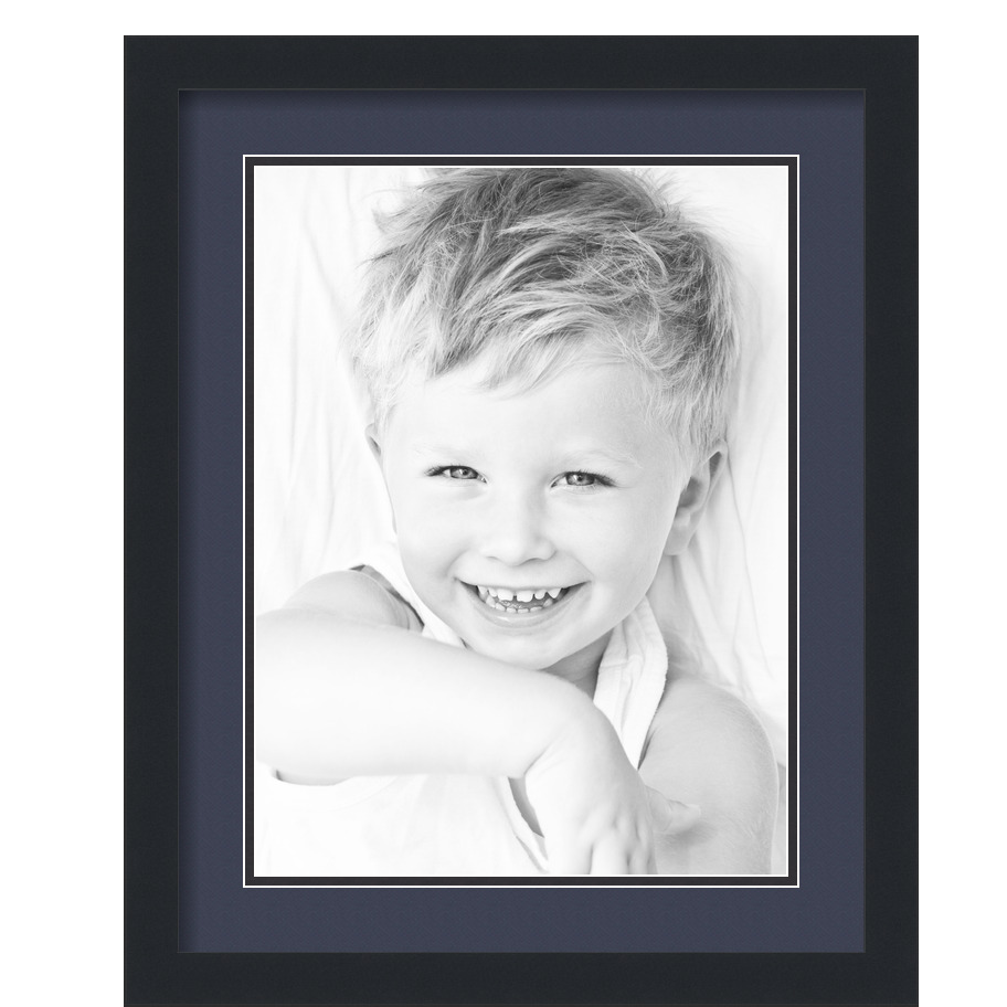 ArtToFrames Cornice portafoto nera opaca 16x20 con doppio tappetino 2", apertura 12x16 - Foto 34 di 497