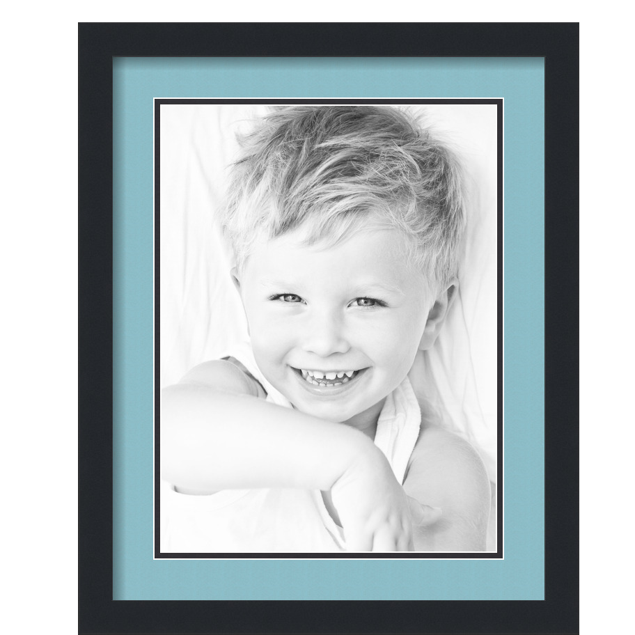 ArtToFrames Cornice portafoto nera opaca 16x20 con doppio tappetino 2", apertura 12x16 - Foto 58 di 497