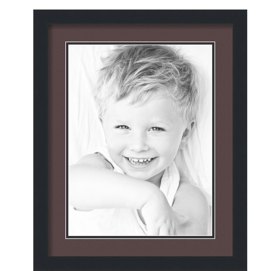 ArtToFrames Cornice portafoto nera opaca 16x20 con doppio tappetino 2", apertura 12x16 - Foto 130 di 497