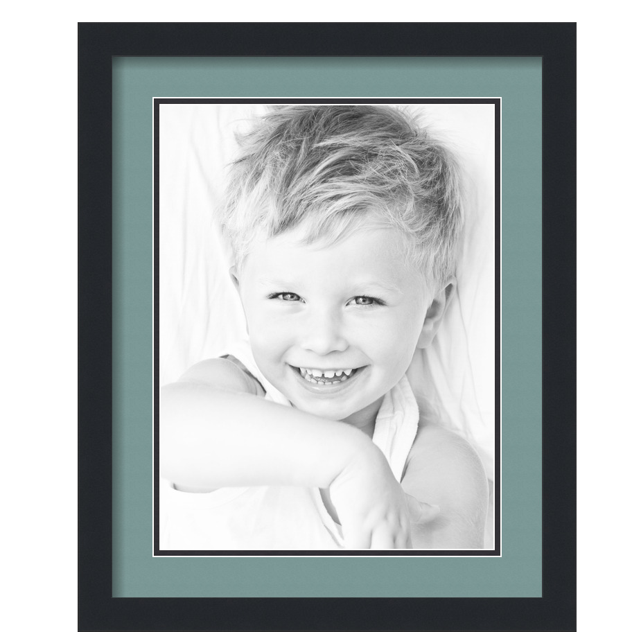 ArtToFrames Cornice portafoto nera opaca 16x20 con doppio tappetino 2", apertura 12x16 - Foto 250 di 497