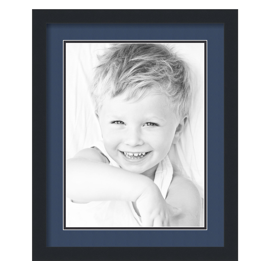 ArtToFrames Cornice portafoto nera opaca 16x20 con doppio tappetino 2", apertura 12x16 - Foto 74 di 497