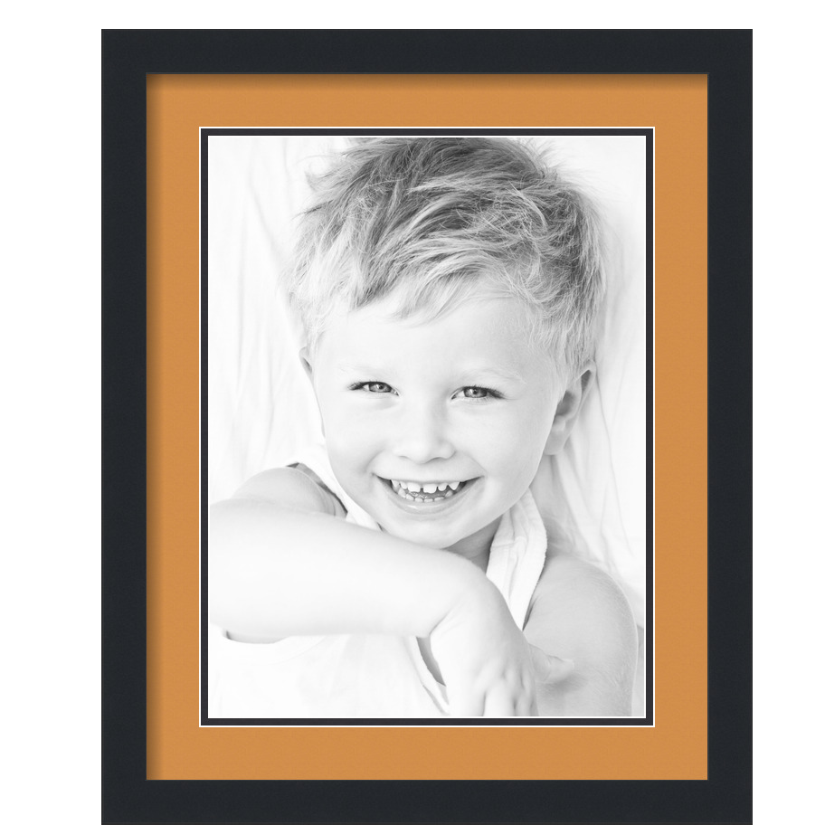 ArtToFrames Cornice portafoto nera opaca 16x20 con doppio tappetino 2", apertura 12x16 - Foto 314 di 497