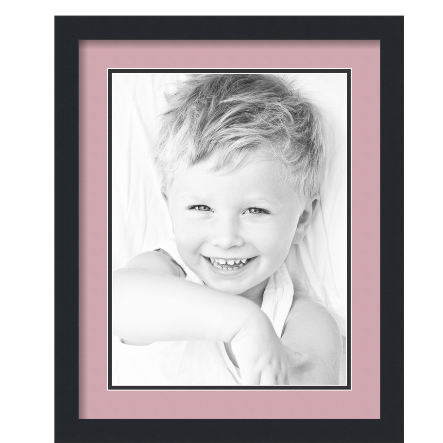 ArtToFrames Cornice portafoto nera opaca 16x20 con doppio tappetino 2", apertura 12x16 - Foto 354 di 497